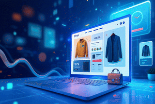 20250828_1653_Futuristic Online Shopping_simple_compose_01k3rjpy1bfbpsdbche236cf85 AI Shopping Assistant